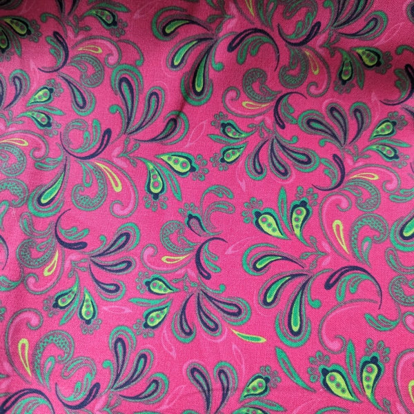 Frontier Paisley Fuchsia Welding Hat