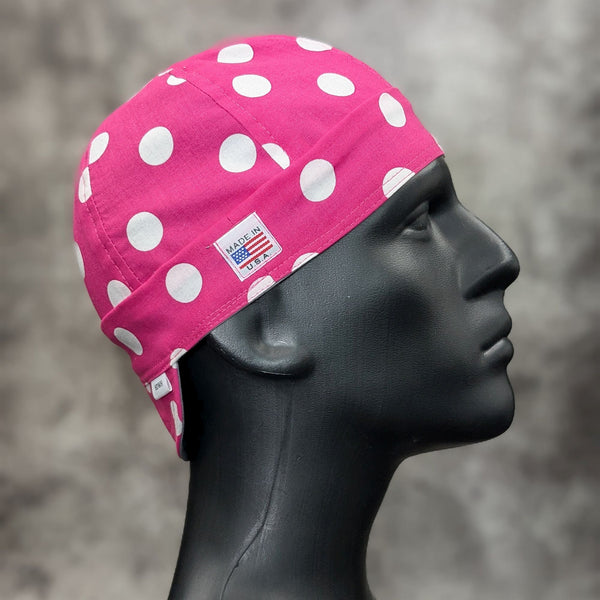 Pink Dots Welding Hat