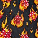 Red Dice welding cap fabric