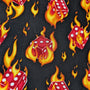 Red Dice welding cap fabric