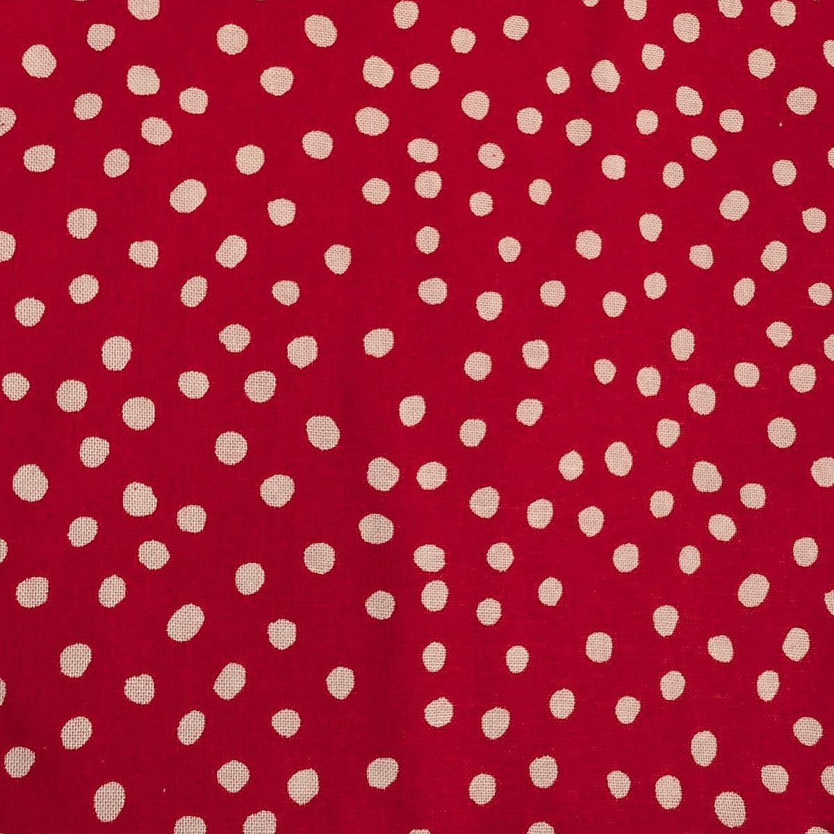 Red Dots 2 welding cap fabric