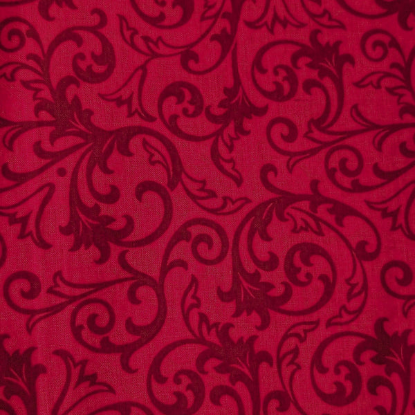 Red Filigree Welding Cap