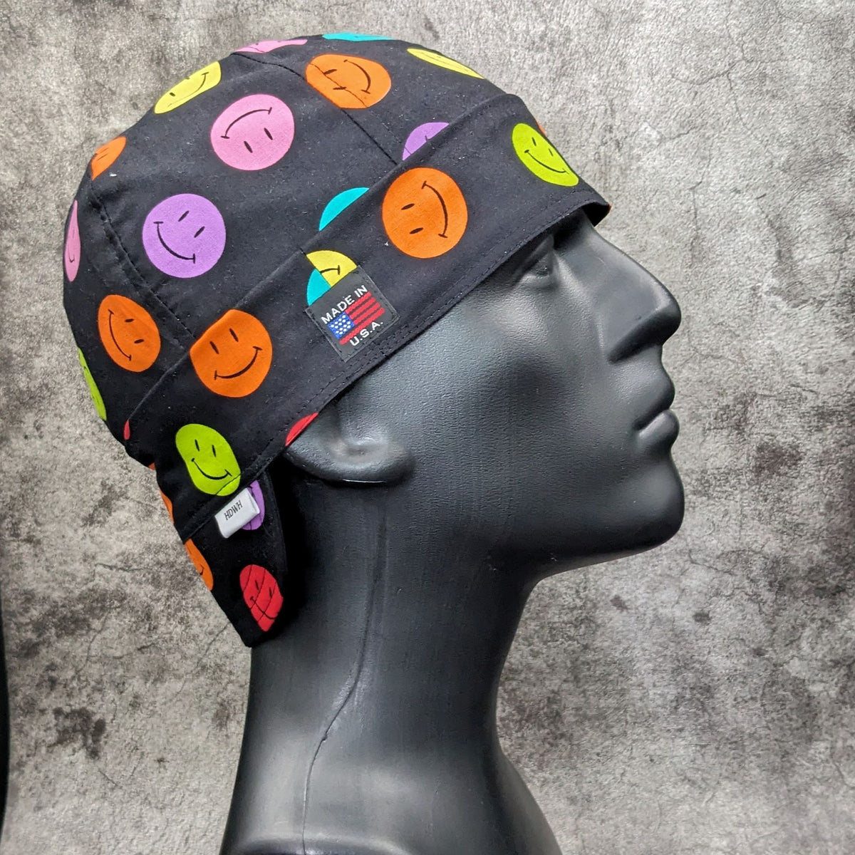 Smiley Face Welding Hat