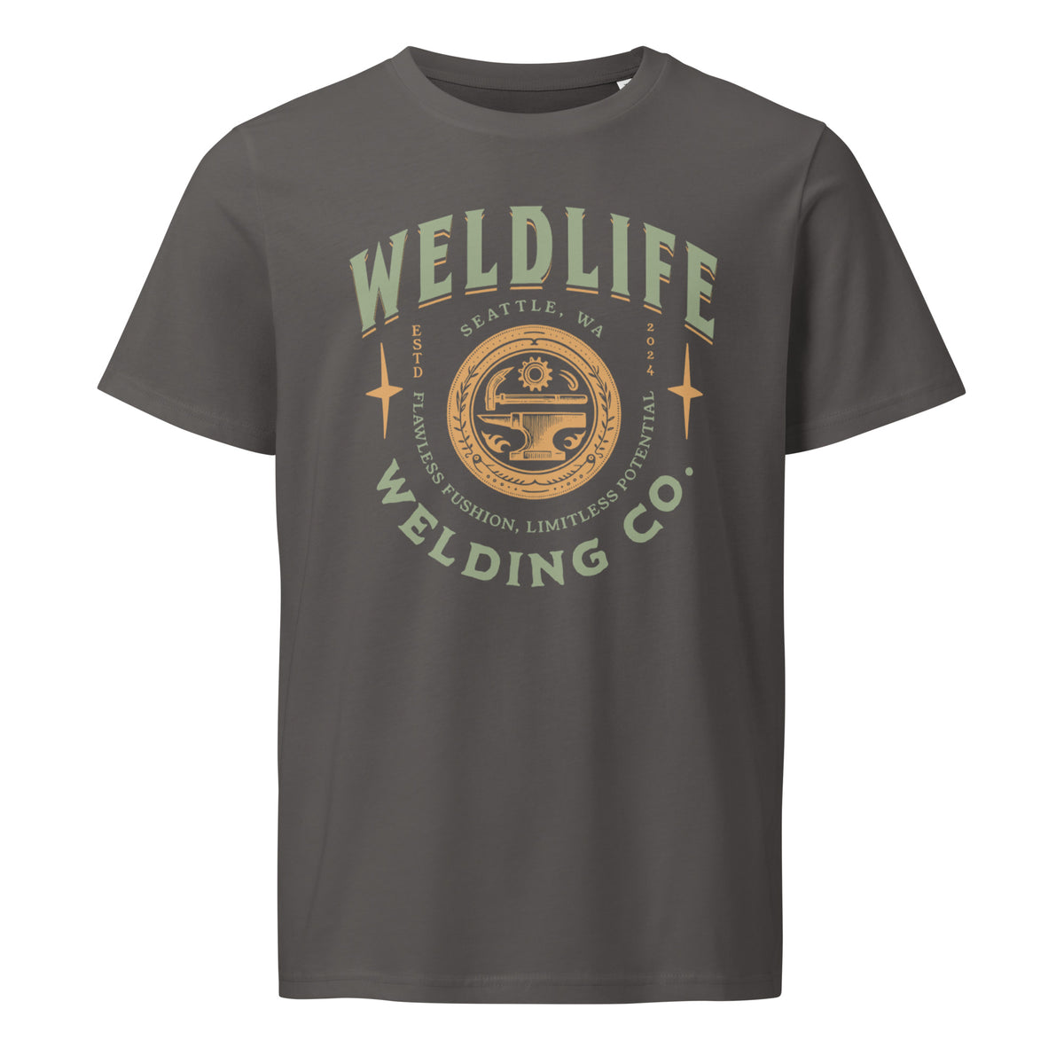 Weld Life Tee in anthracite