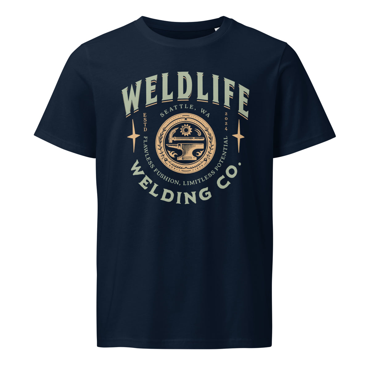 Weld Life Tee in black