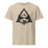 Wolf Scene in heather desert dust tee