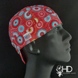 Coral Retro Medallion Welding Cap