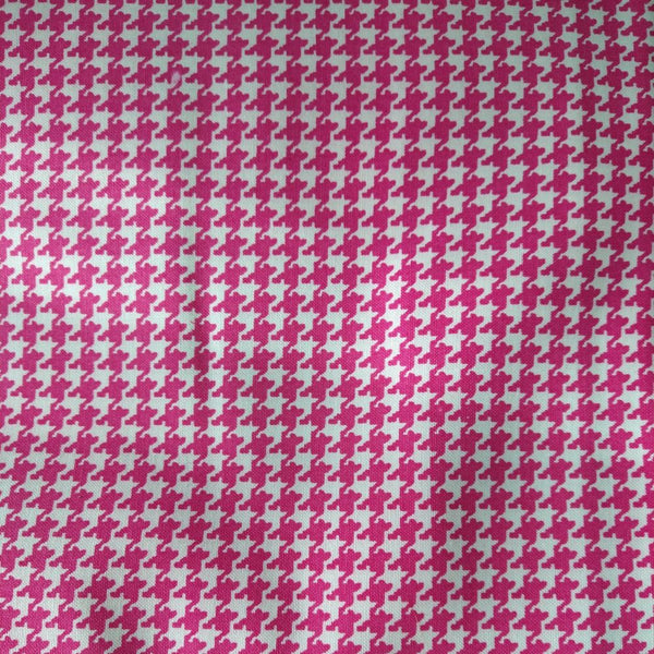 Pink Houndstooth Welding Hat