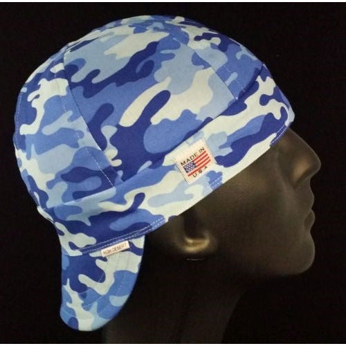 Blue Camo Welding Hat - HD Welding Hats