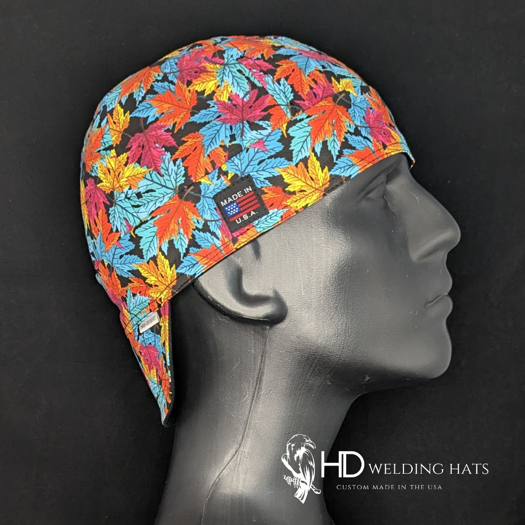Fall Leave Welding Hat