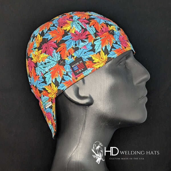 Fall Leave Welding Hat