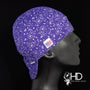 Purple Bandanna Welding Hat