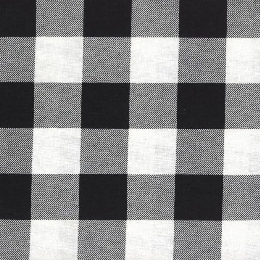 Buffalo Plaid White Welding Cap