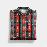 Floral patterned shirt on a white background