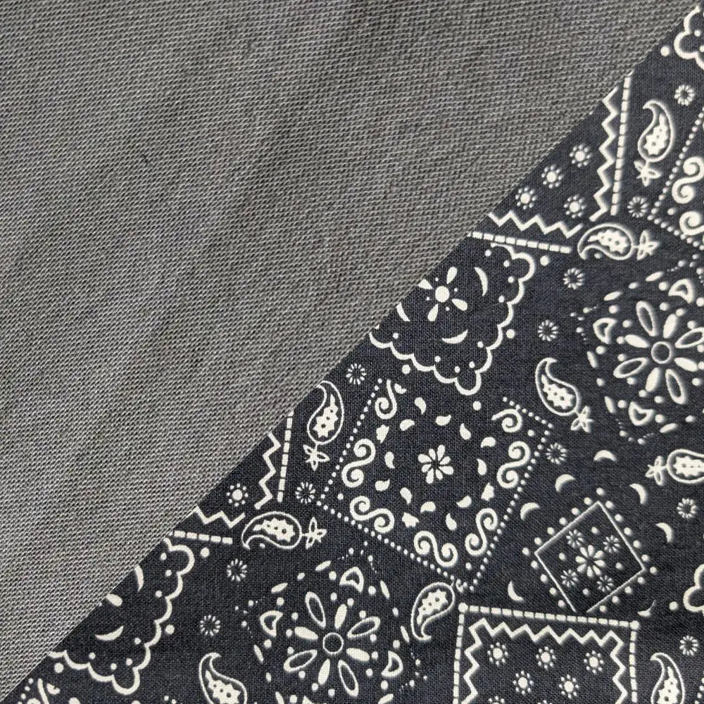 Black Bandanna 2 Tone Cotton Welding Cap |  HD Welding Hats