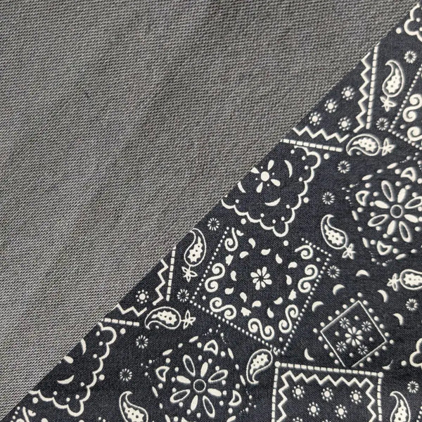 Black Bandanna 2 Tone Cotton Welding Cap |  HD Welding Hats