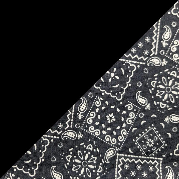 Black Bandanna 2 Tone Cotton Welding Cap |  HD Welding Hats