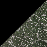 Black  w/ Hunter Green Bandanna Band & Brim