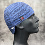 Blue Distress Flag Cotton Welding Cap |  HD Welding Hats
