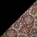 Dark Brown Bandanna 2 Tone Cotton Welding Cap |  HD Welding Hats