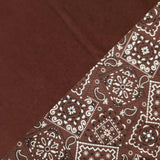 Dark Brown Bandanna 2 Tone Cotton Welding Cap |  HD Welding Hats