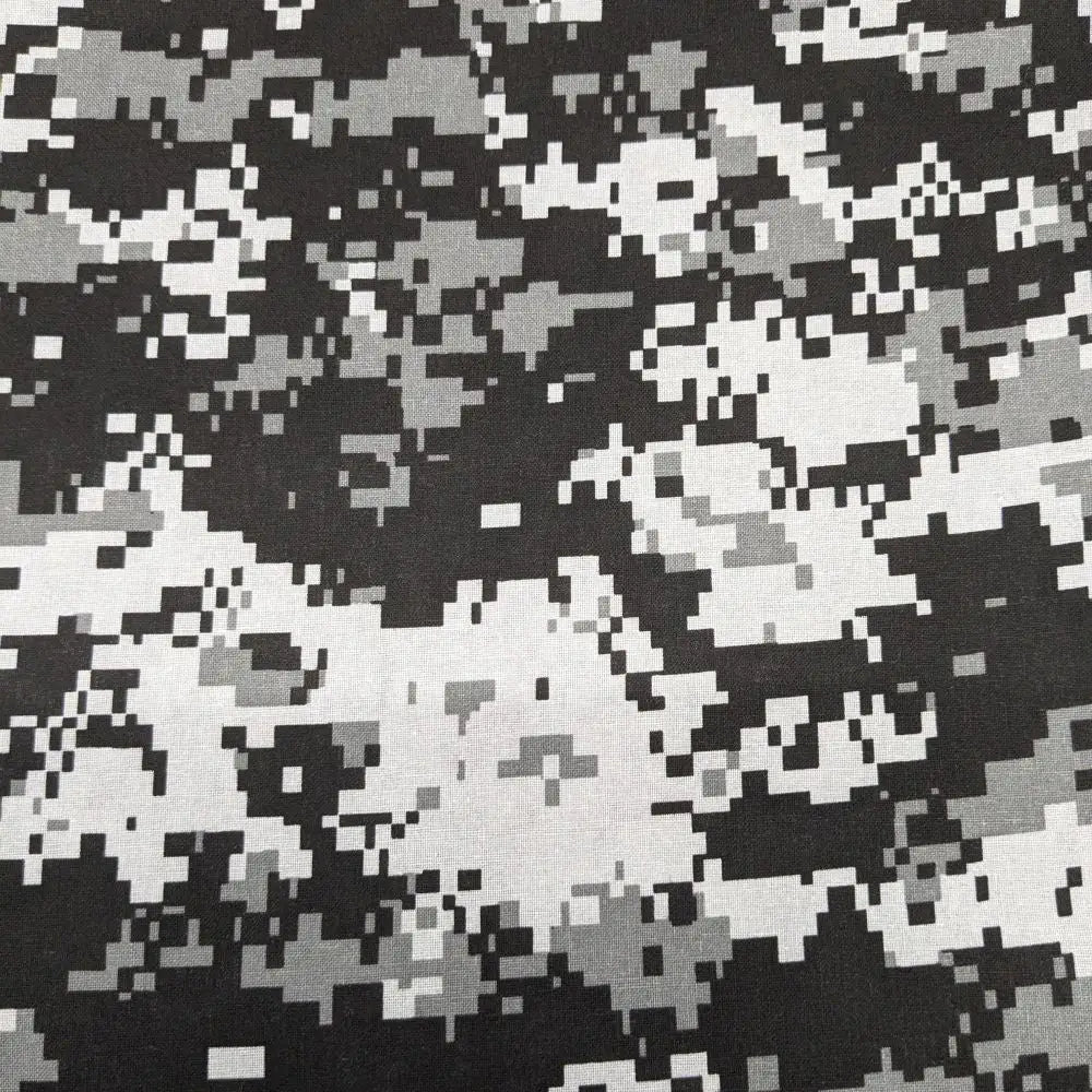 Digital Black & White Camo Cotton Welding Hat |  HD Welding Hats