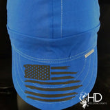 Distressed Flag Cotton Welding Hat |  HD Welding Hats