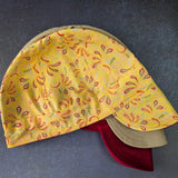 Frontier Paisley - Yellow Cotton Welding Cap |  HD Welding Hats
