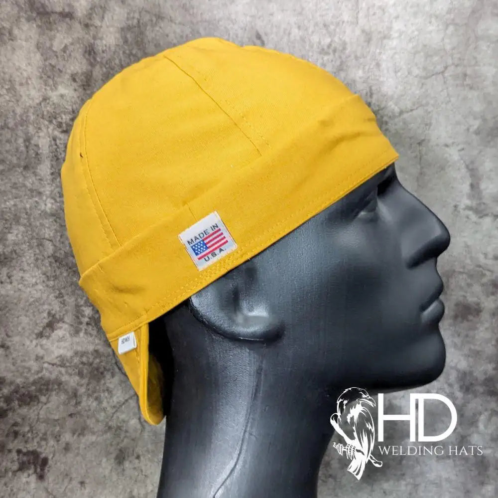 Gold Cotton Welding Cap |  HD Welding Hats