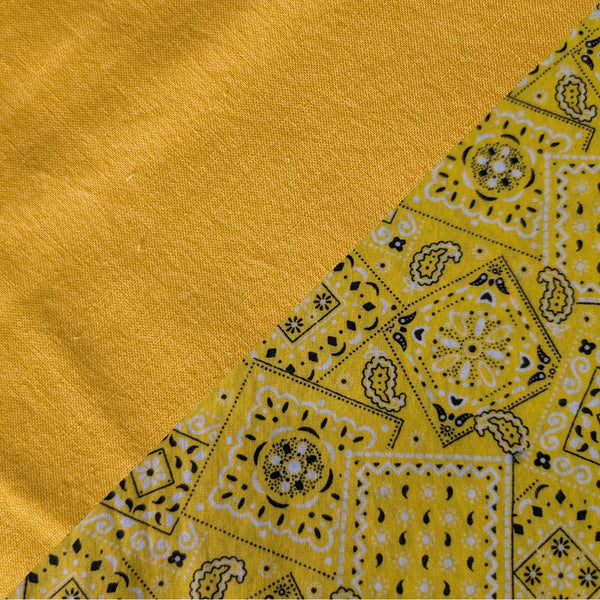 Gold w/ Yellow Bandanna band & brim