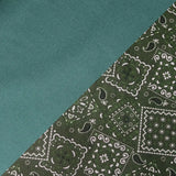Hunter Green Bandanna 2 Tone Cotton Welding Cap |  HD Welding Hats