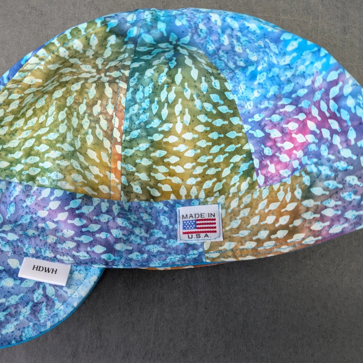 July 4 Batik Cotton Welding Cap |  HD Welding Hats