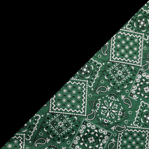 Black w/ Kelly Green Bandanna band & brim
