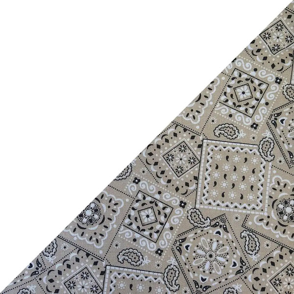 Khaki Bandanna 2 Tone Cotton Welding Cap |  HD Welding Hats
