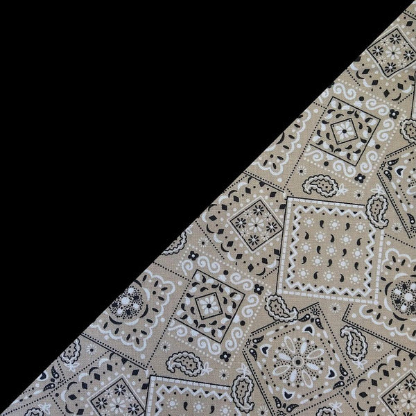 Black w/ Khaki Bandanna & Brim