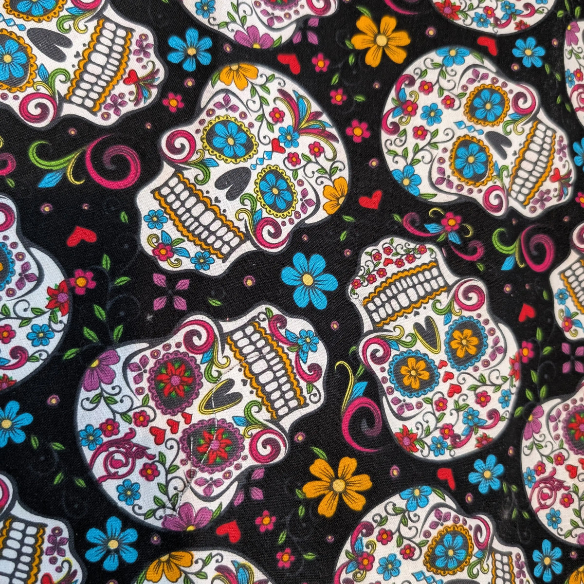 Large Cantina Sugar Skulls Welding Hat |  HD Welding Hats