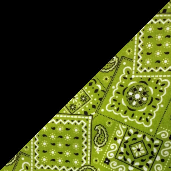 Black w/ Lime Bandanna Band & Brim