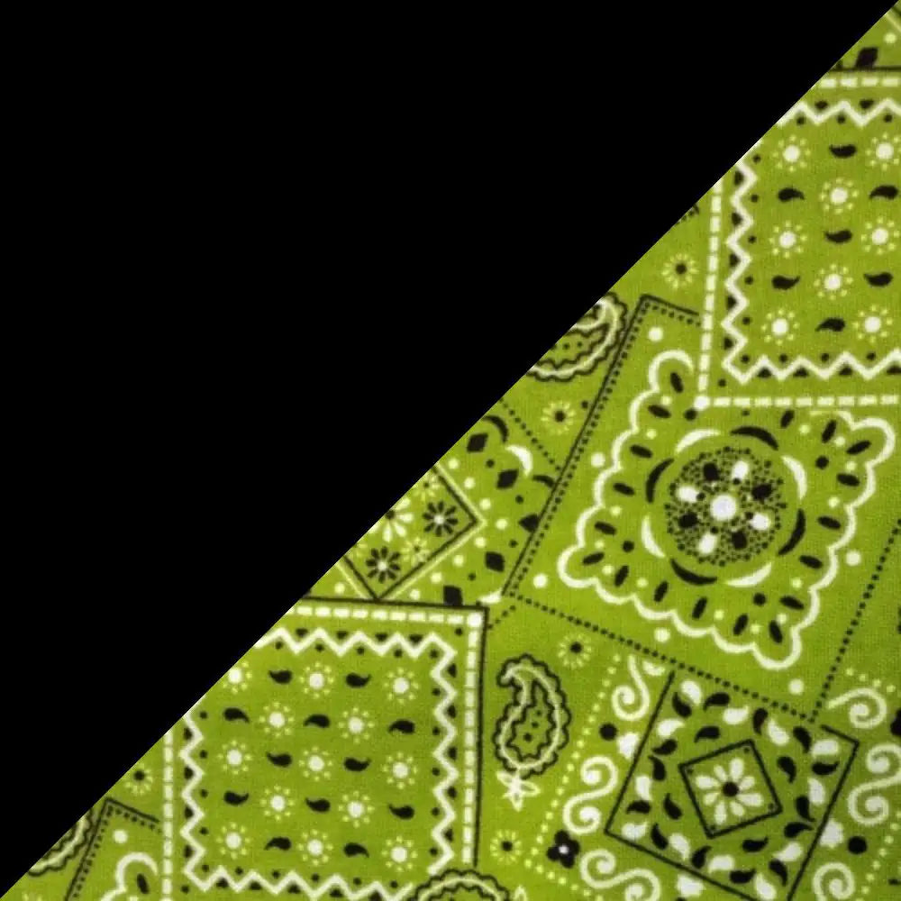 Lime Bandanna 2 Tone Cotton Welding Cap |  HD Welding Hats