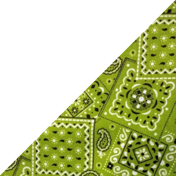 Lime Bandanna 2 Tone Cotton Welding Cap |  HD Welding Hats