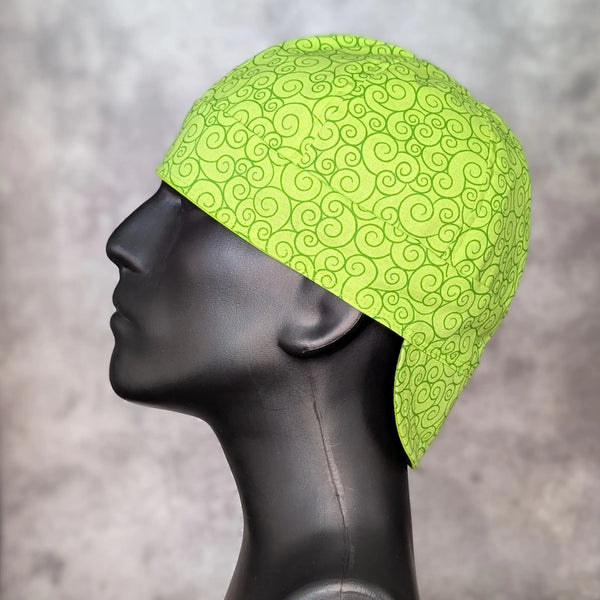 Lime Scrolls Welding Hat |  HD Welding Hats