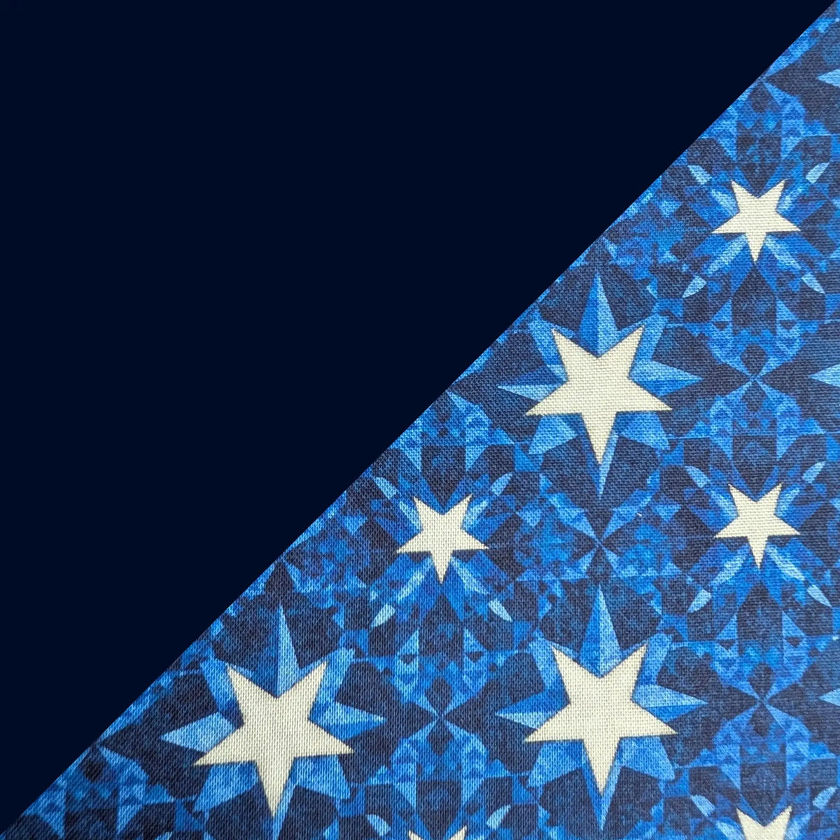 Navy w/ Navy Kaleidoscope Stars Band & Brim