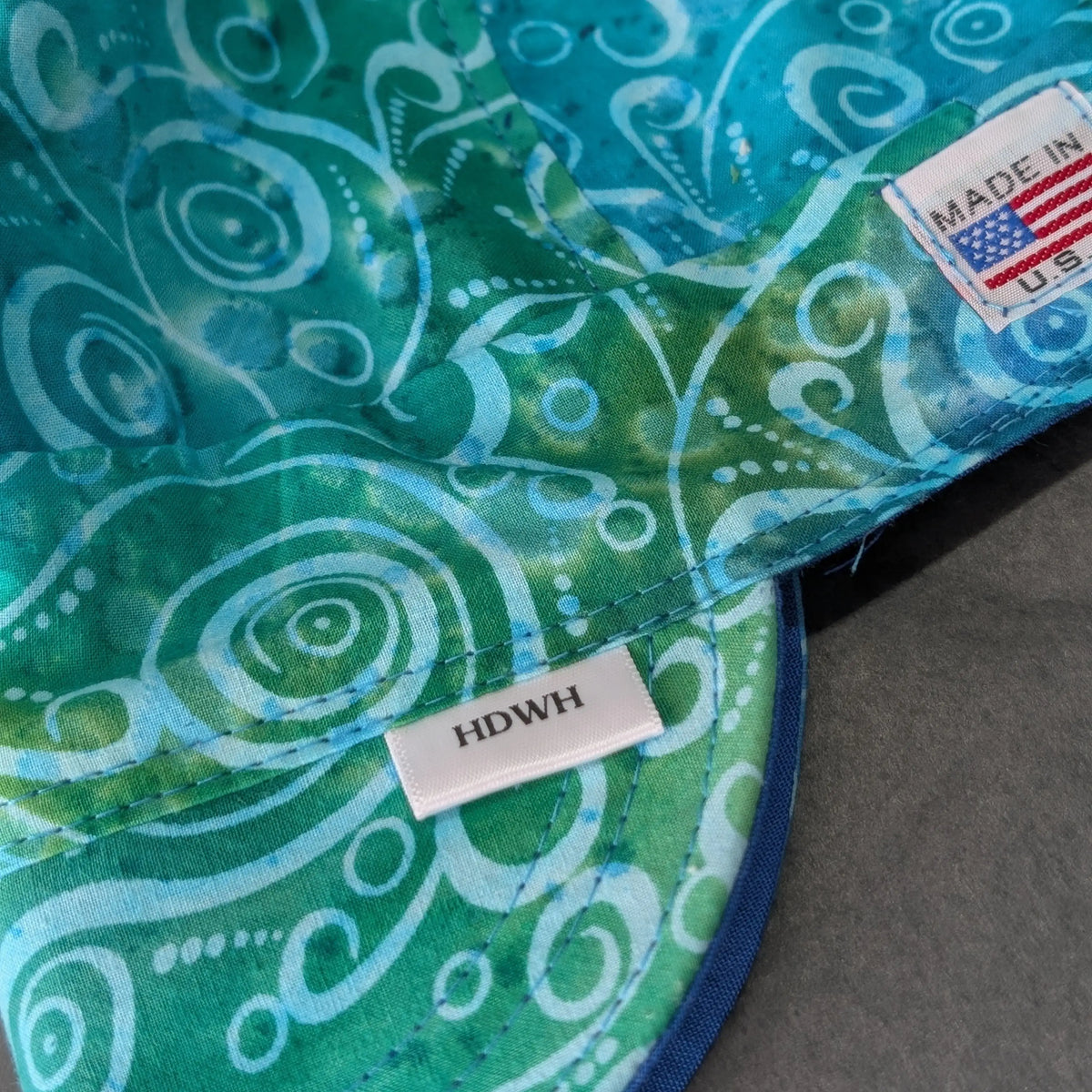 Ocean Batik Cotton Welding Cap |  HD Welding Hats