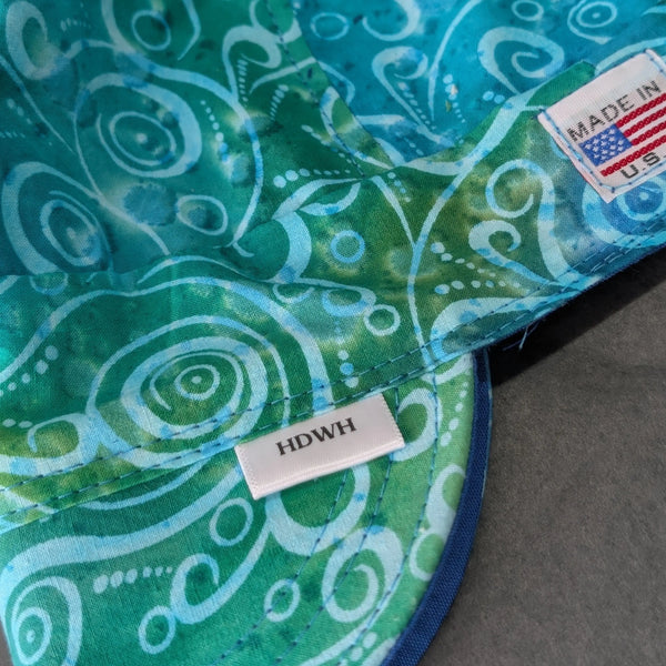 Ocean Batik Cotton Welding Cap |  HD Welding Hats