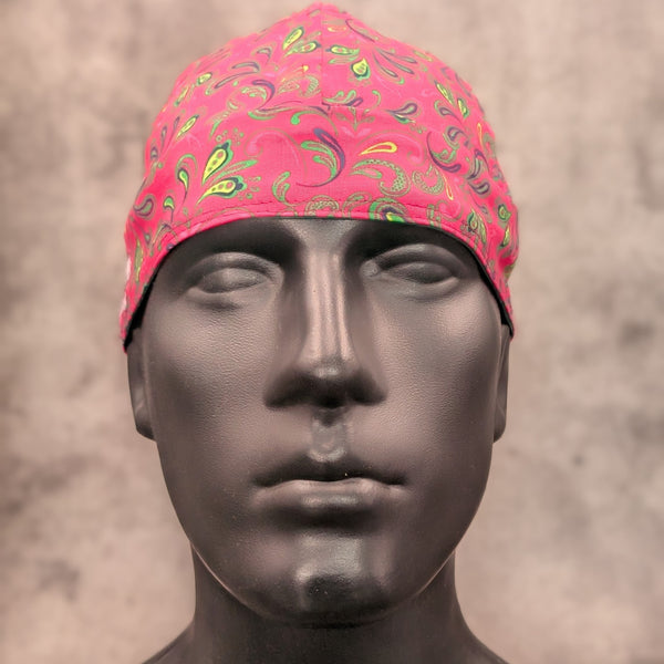 Frontier Paisley - Fuchsia Welding Cap