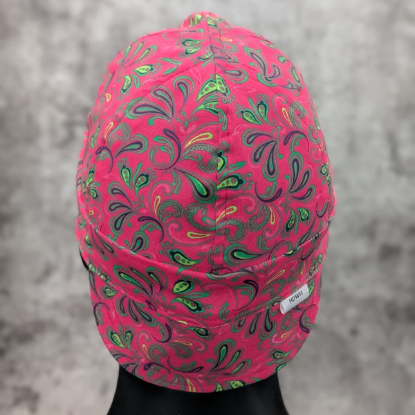 Frontier Paisley - Fuchsia Welding Cap