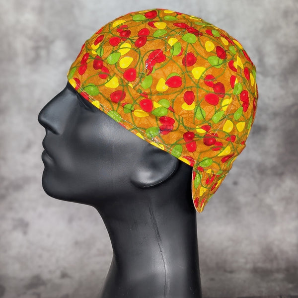 Christmas Lights Cotton Welding Cap