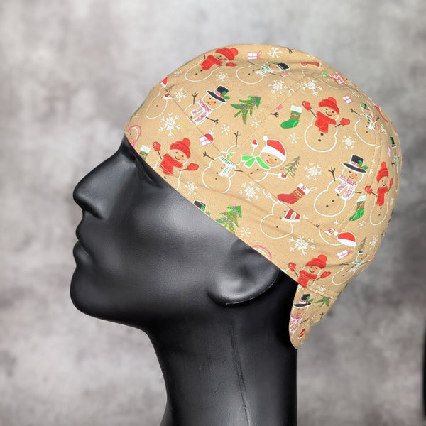 Vintage Snowman Cotton Welding Cap