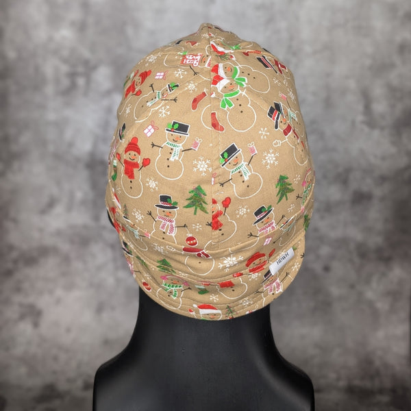 Vintage Snowman Cotton Welding Cap