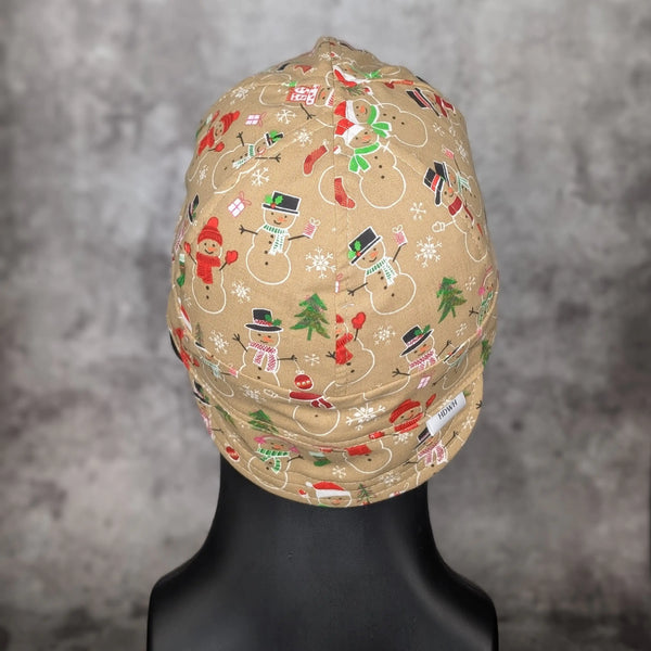 Vintage Snowman Cotton Welding Cap
