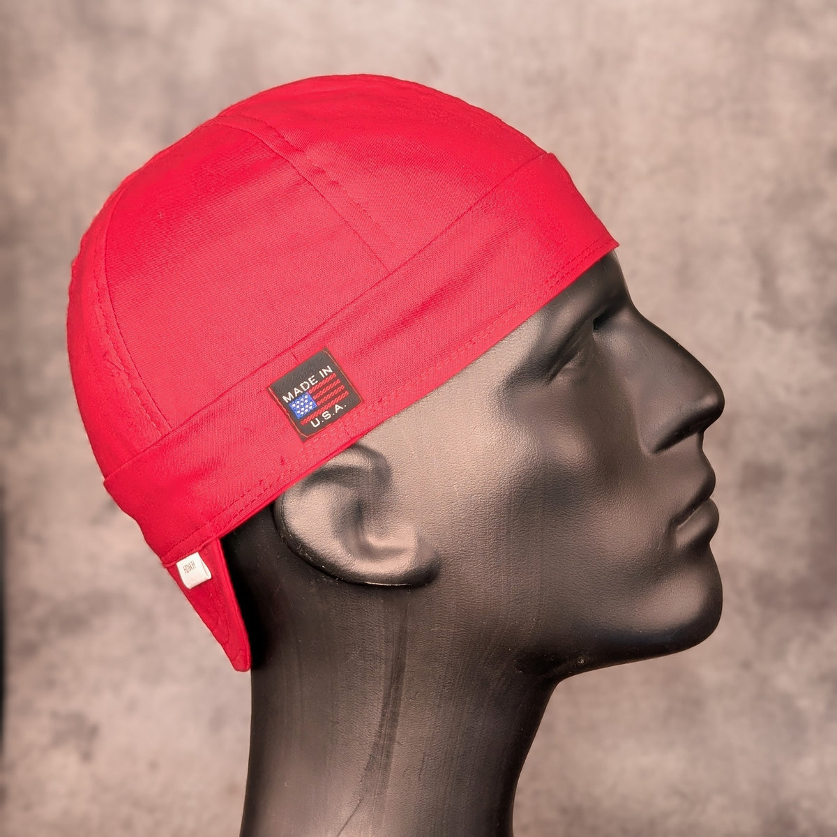 Red Cotton Welding Cap